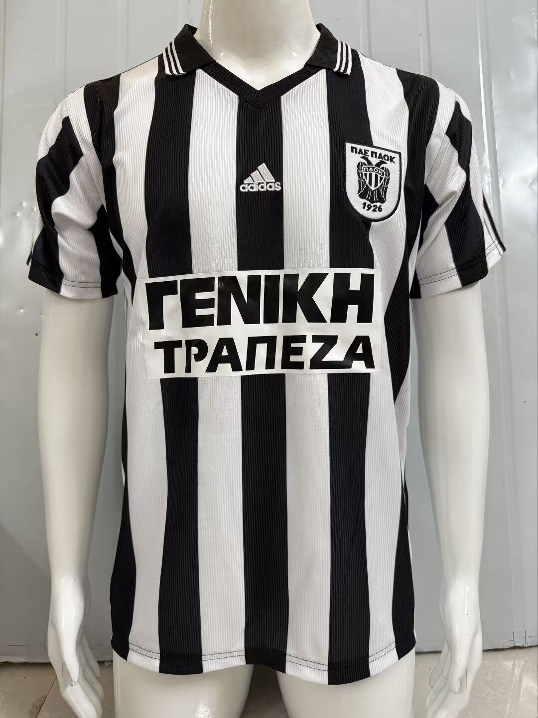 Paok Thessaloniki Retro Home Football Jersey Trikot Maillot