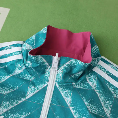 Germany Deutschland Double Sides Windbreaker - Reversible Jacket Green