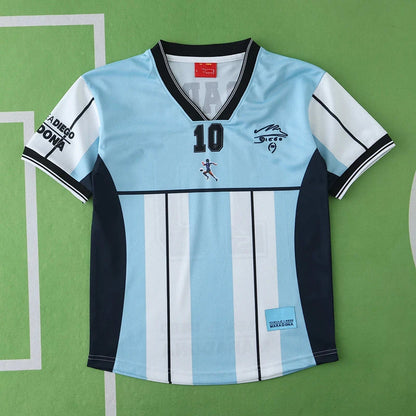 Diego Armando Maradona Kids Kit Jersey KinderTrikot Maillot Enfant Soccer Shirt
