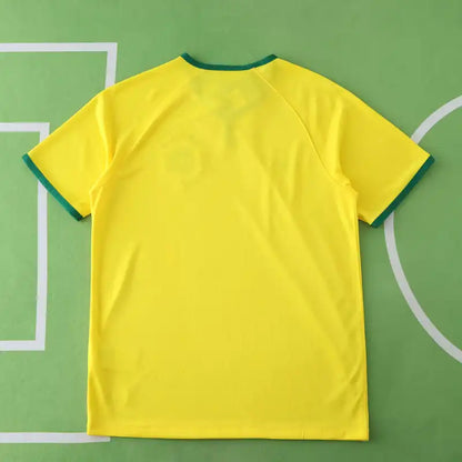 Brazil 2014 Season Yellow Retro Jersey Trikot Soccer Shirt