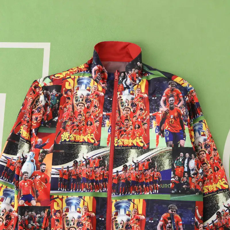 Spain 2025-26 Both Sides Football Windbreaker Windjacke