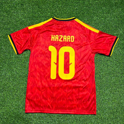 Eden Hazard Belgium National Team Football Jersey Kit