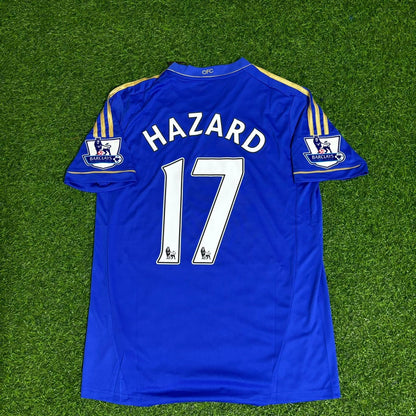 Eden Hazard Chelsea 2012 2013 Home Blue Retro Football Jersey Kit