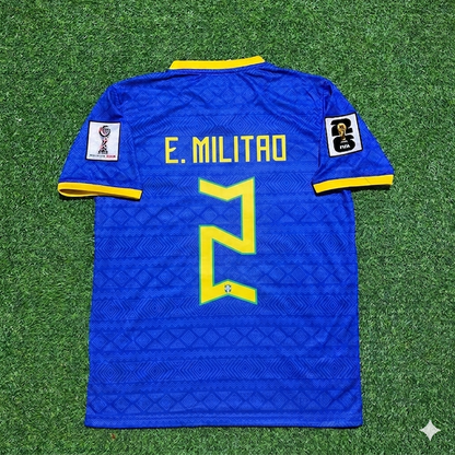 Éder Militão 2- Brazil 2026 World Cup Blue New Season Football Jersey