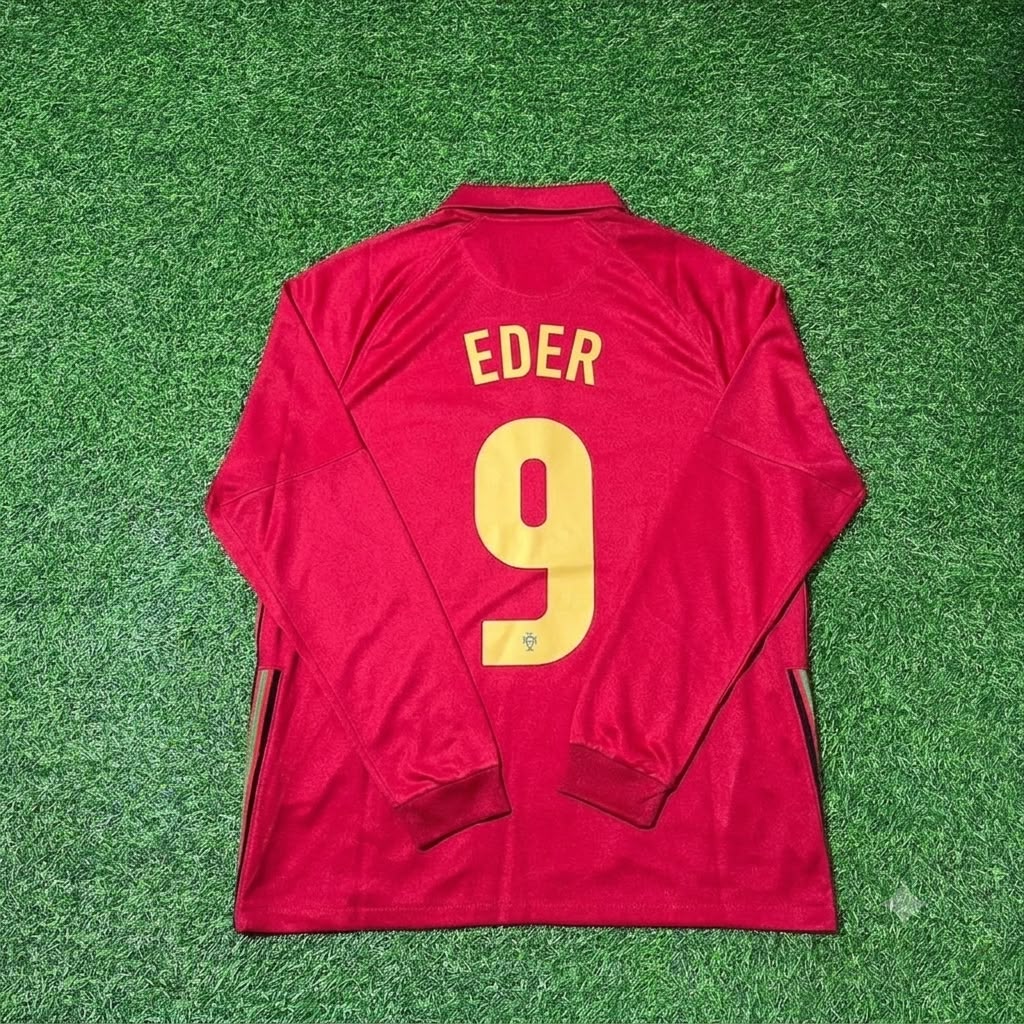Eder Portugal Commemorative Long Sleeve Football Jersey Kit