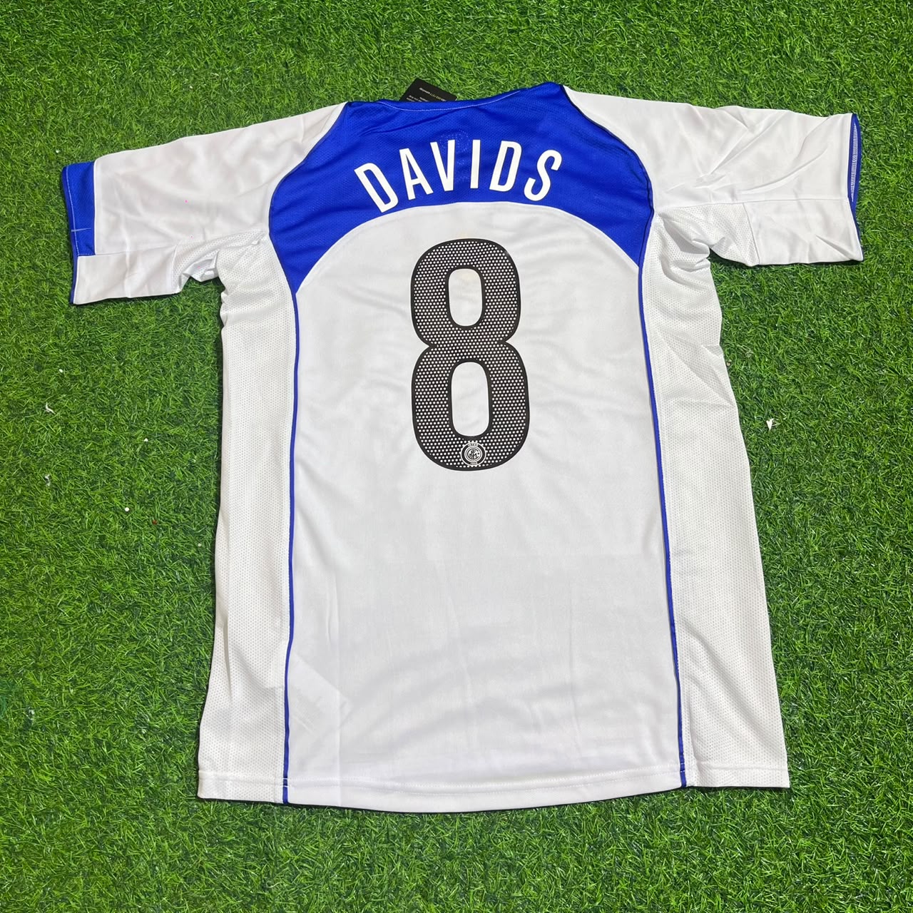 Edgar Davids Inter Milan 2004-2005 Retro White Football Jersey