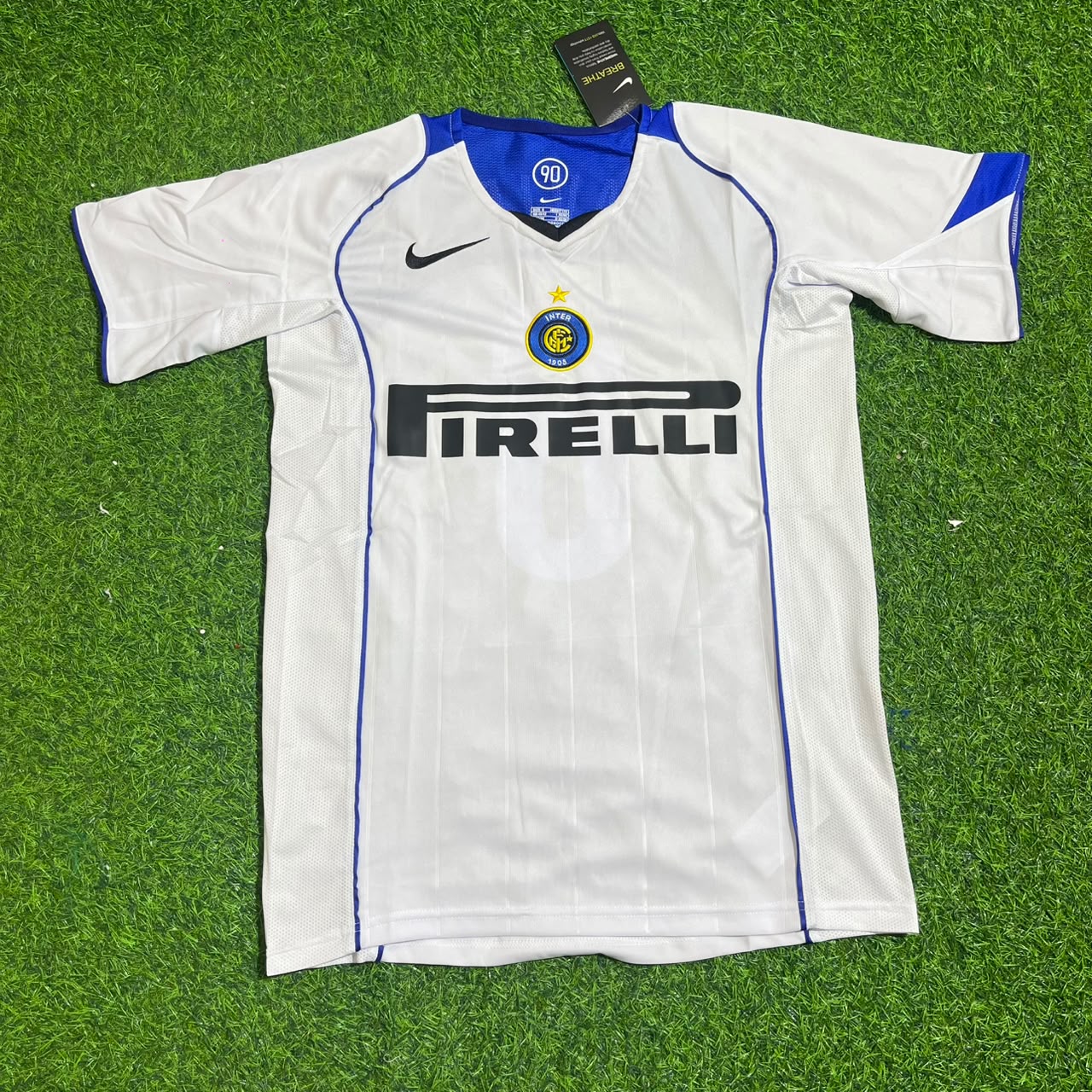 Edgar Davids Inter Milan 2004-2005 Retro White Football Jersey