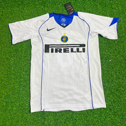 Edgar Davids Inter Milan 2004-2005 Retro White Football Jersey