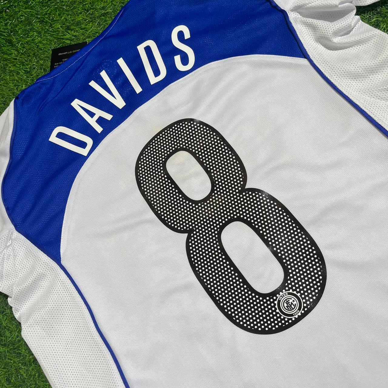 Edgar Davids Inter Milan 2004-2005 Retro White Football Jersey