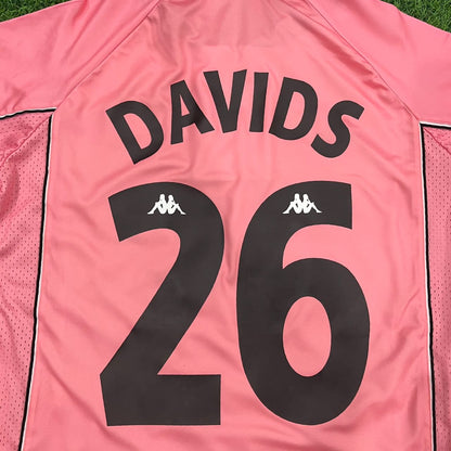 Edgar Davids – Maillot kit rétro rose Juventus 1996-1998 – | Maillot | Maillot
