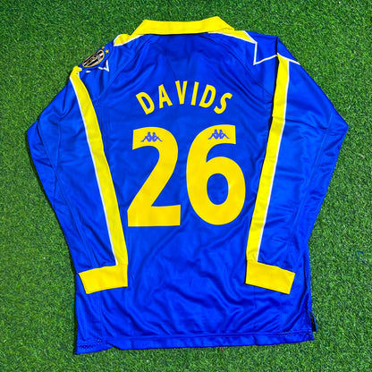 Edgar Davids Juventus 1997–1998 Long Sleeve Retro Football Jersey Kit