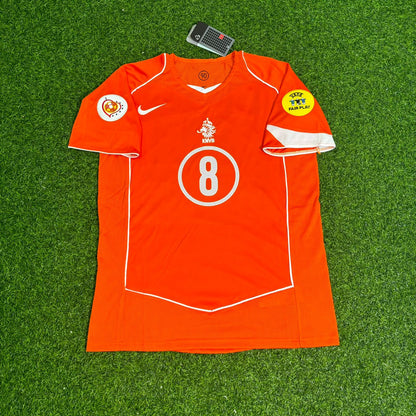 Edgar Davids Netherlands EURO 2004 Home Retro Jersey Trikot