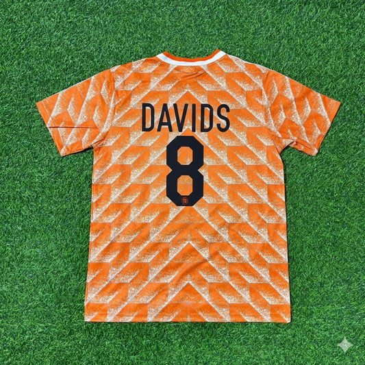 Edgar Davids Netherlands Home Retro Football Jersey Kit