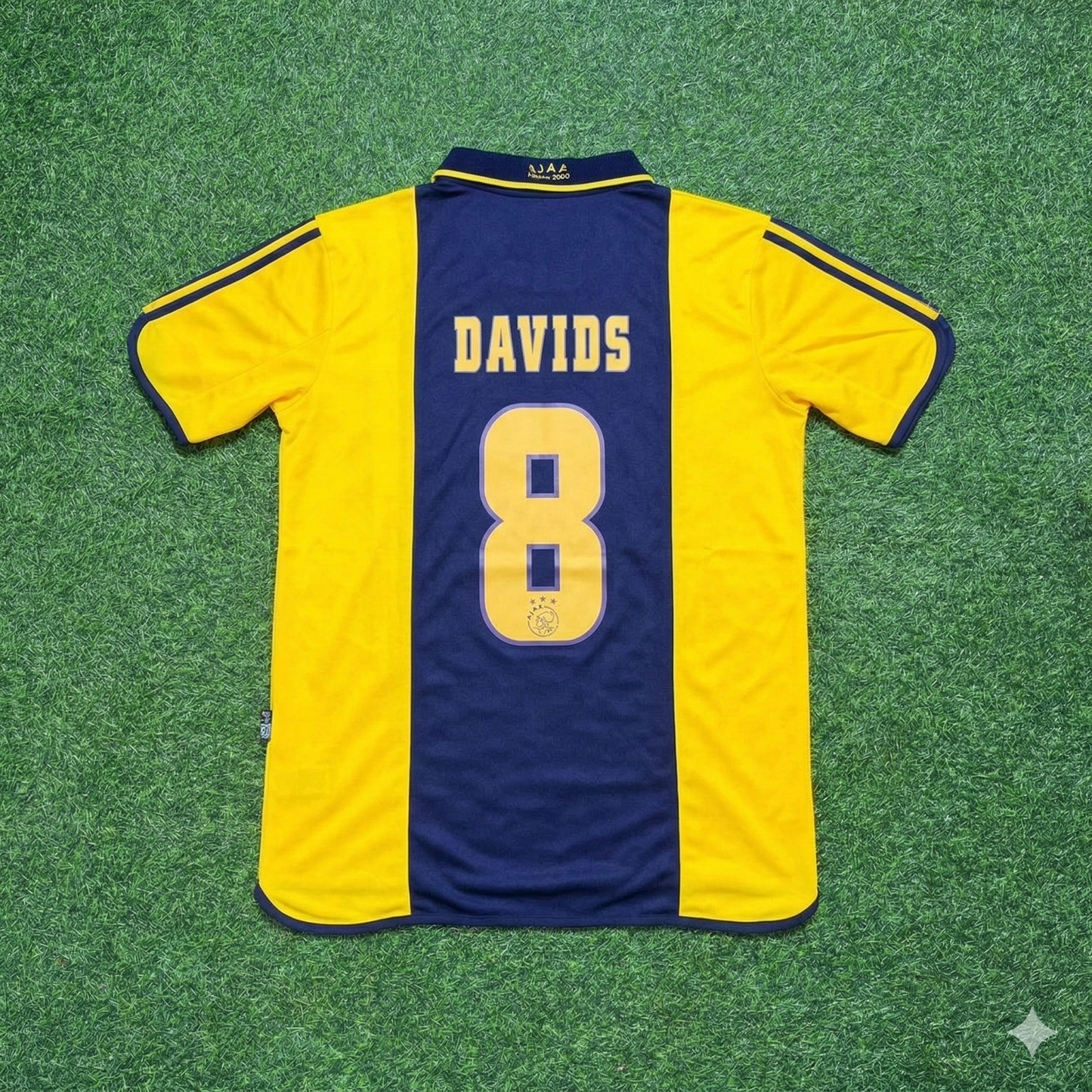 Edgar Davids Ajax Retro Yellow Football Jersey