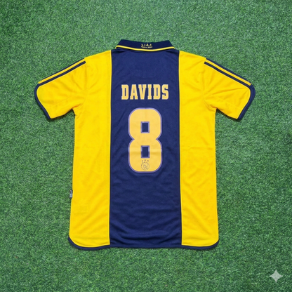 Edgar Davids Ajax Retro Yellow Football Jersey