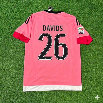 Edgar Davids Juventus Retro Pink Jersey Trikot