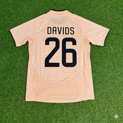 Edgar Davids 26 Juventus 2003/2004 Away Retro Football Jersey