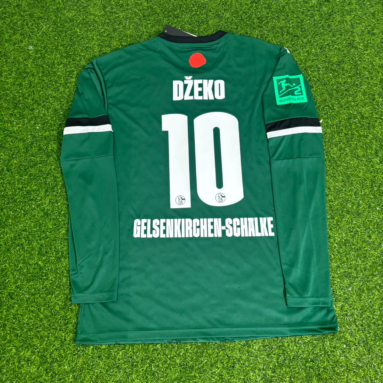 Edin Dzeko 10- Schalke 04 Long Sleeve Gelsenkirchen Special Edition Football Jersey