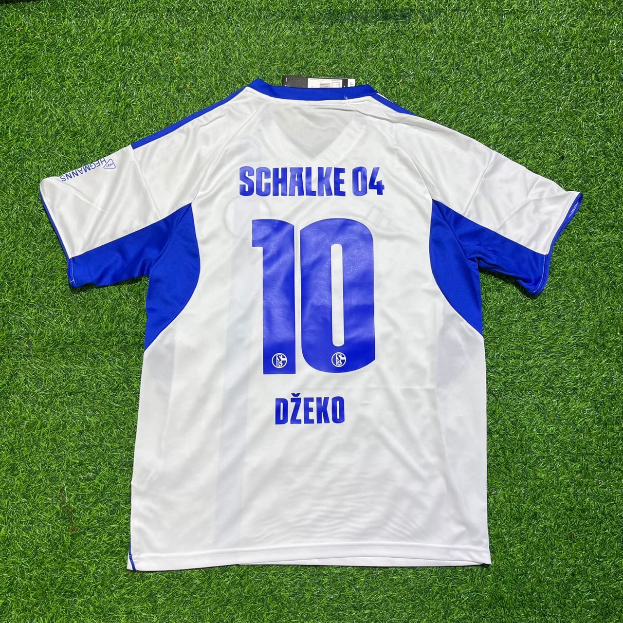 Edin Džeko #10 FC Schalke 04 Kids Auswärts-Set Weiß 2025-2026
