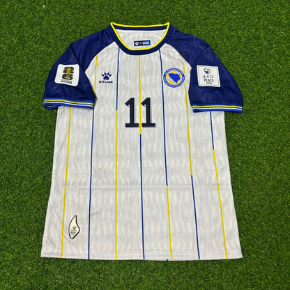 Edin Džeko Bosnia and Herzegovina 2026 World Cup White Football Jersey