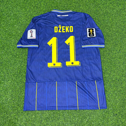 Edin Džeko Bosnia and Herzegovina 2026 World Cup Blue Football Jersey