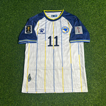 Edin Džeko Bosnia and Herzegovina 2026 World Cup White Football Jersey