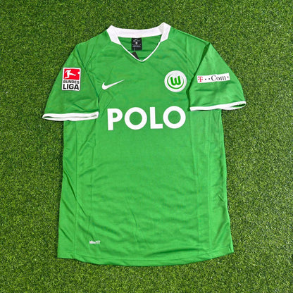 Edin Dzeko VfL Wolfsburg 2008-2009 Champion Year Home Football Jersey