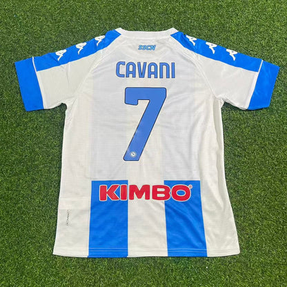 Edinson Cavani Napoli 2020/2021 Home Football Jersey Kit