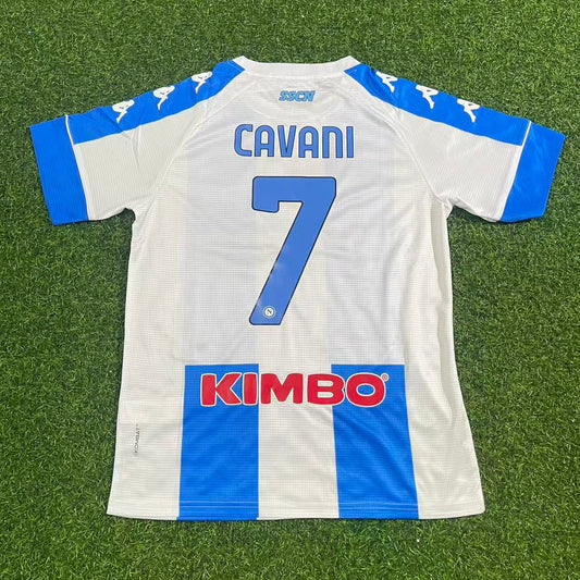 Edinson Cavani Napoli 2020/2021 Home Football Jersey Kit