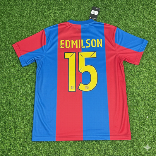 Edmilson Barcelona 2006/2007 Home Retro Football Jersey
