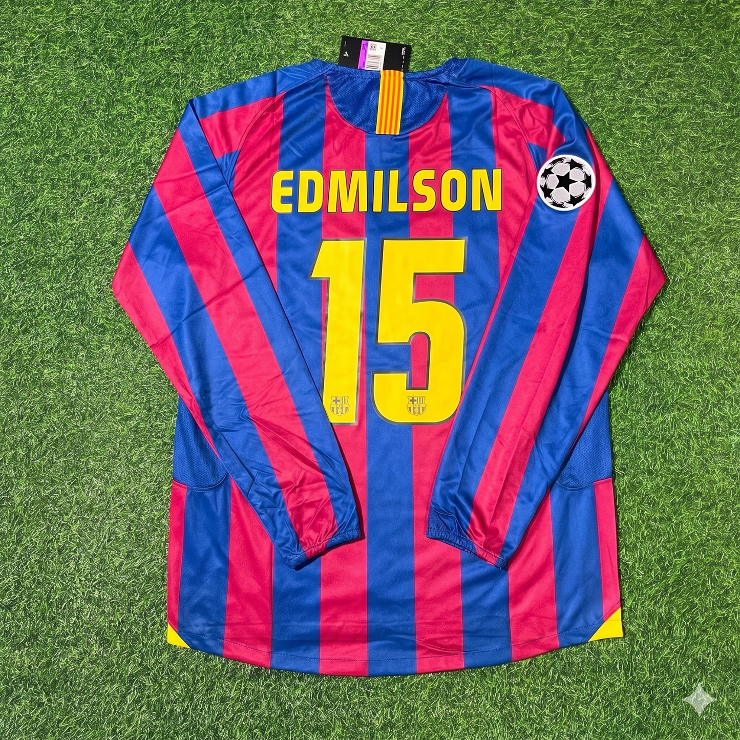 Edmilson Barcelona 2006 Final Retro Football Jersey