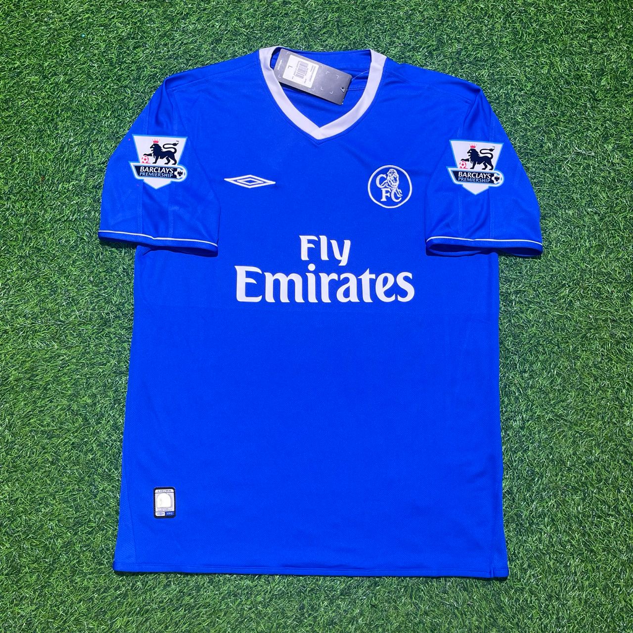 Eidur Gudjohnsen Chelsea 2003-2005 Home Navy Blue Retro Football Jersey Trikot