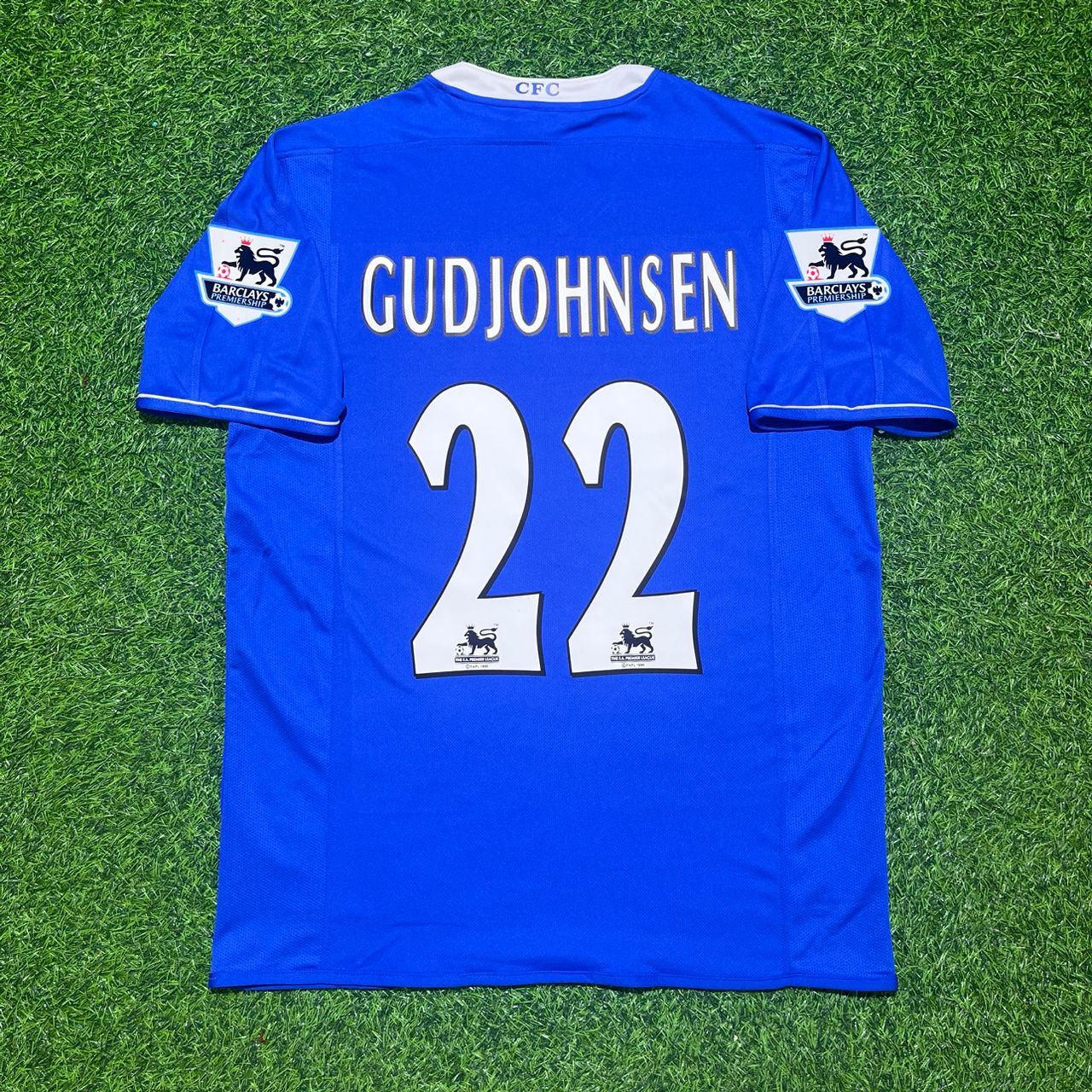 Eidur Gudjohnsen Chelsea 2003-2005 Home Navy Blue Retro Football Jersey Trikot