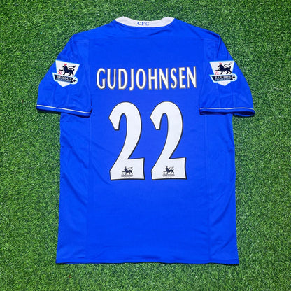 Eidur Gudjohnsen Chelsea 2003-2005 Home Navy Blue Retro Football Jersey Trikot