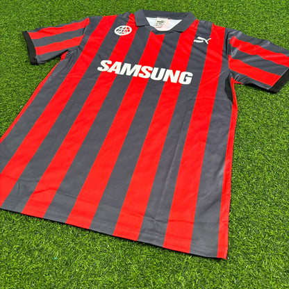 Eintracht Frankfurt 1991/1992 Saison Heim Retro Trikot