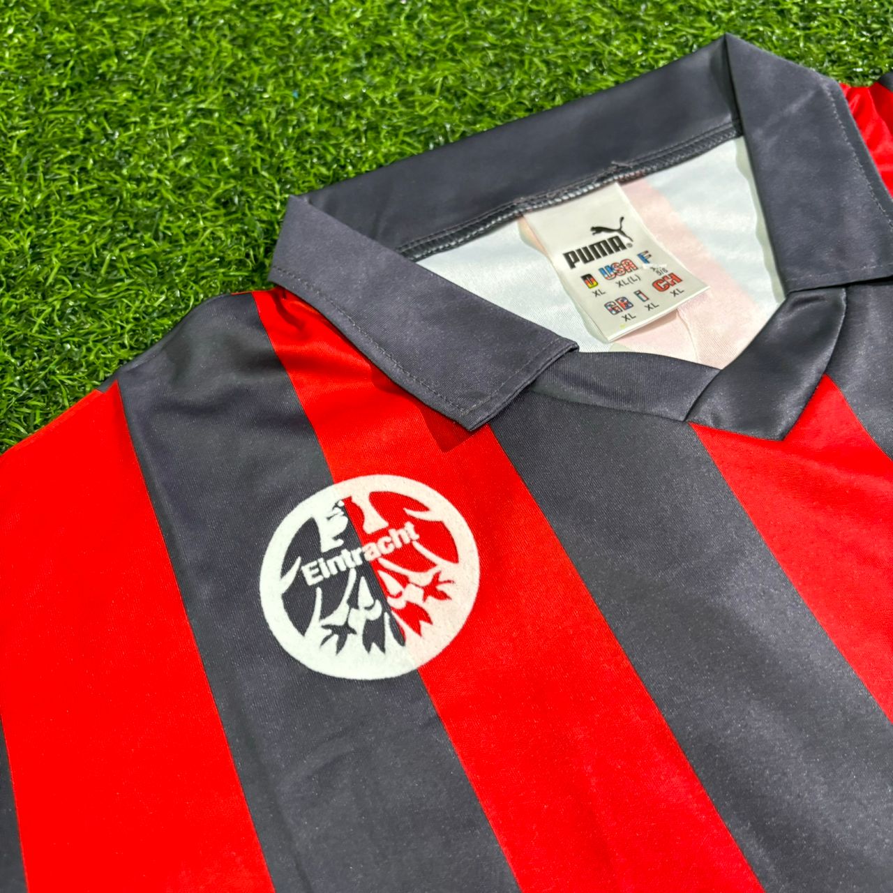 Eintracht Frankfurt 1991/1992 Saison Heim Retro Trikot