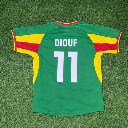 El-Hadji Diouf Senegal 2002 World Cup Retro Jersey Trikot Maillot