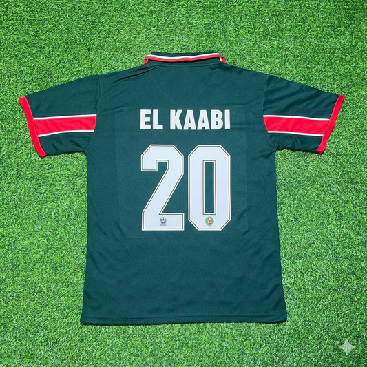 Ayoub El Kaabi Morocco Home Retro Football Jersey