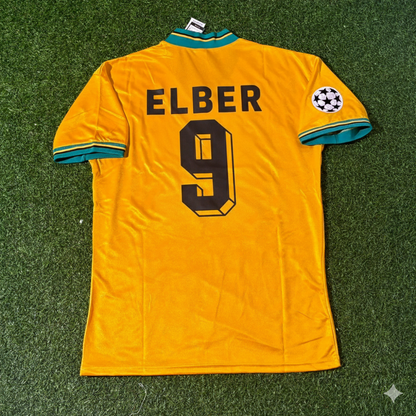 Giovane Elber Bayern Munich Maillot de football rétro jaune