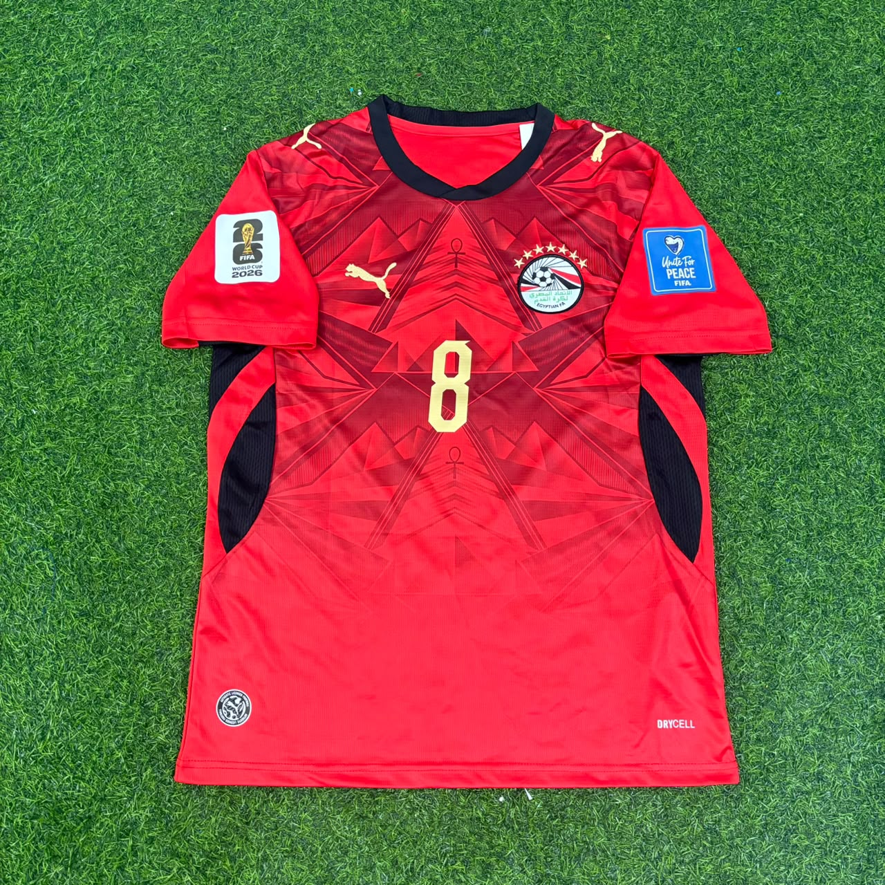 Emam Ashour Egypt 2026 World Cup Home Football Jersey