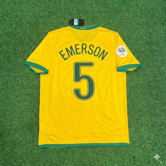 Maillot de la Coupe du Monde 2006 Brésil Emerson #5