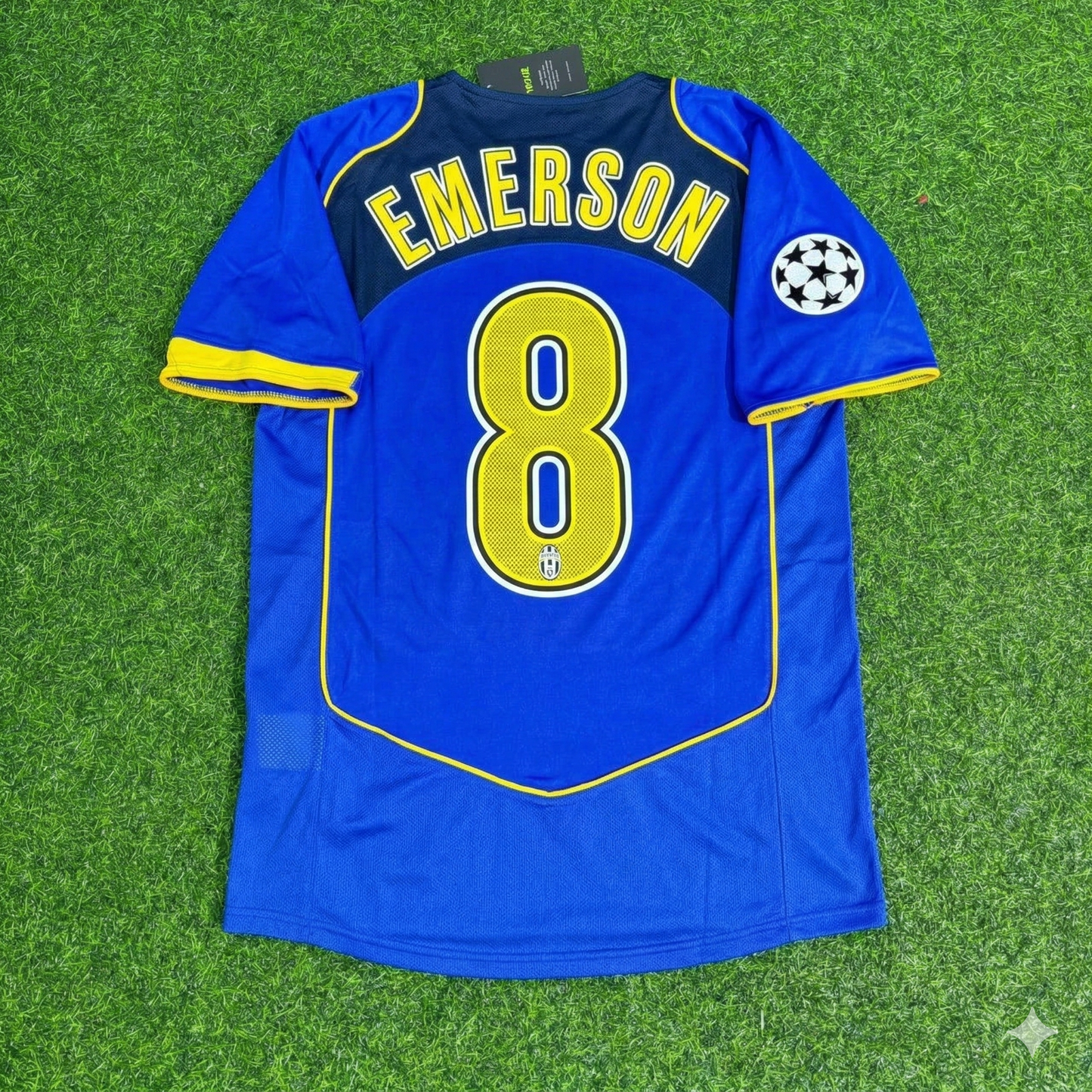 Emerson Juventus 2004-2005 Blaues Retro-Trikot | Kit | Trikot | Maillot Fußballtrikot