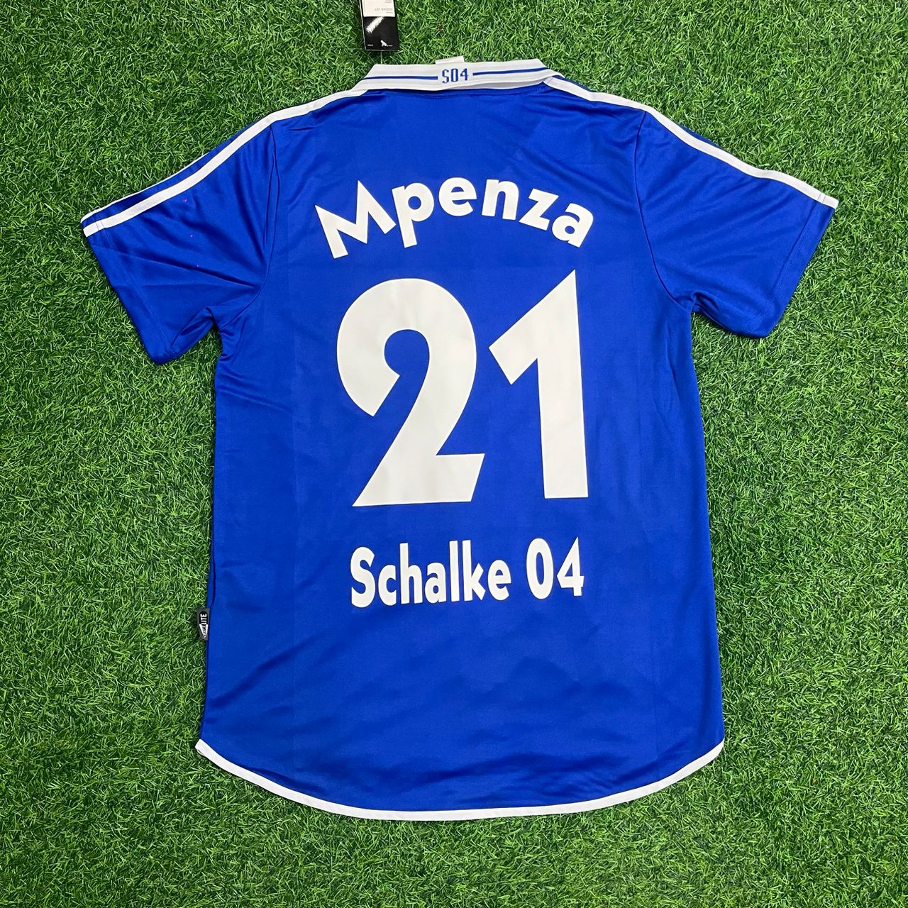 Émile Mpenza Schalke 04 2000–2002 Retro Football Jersey Kit
