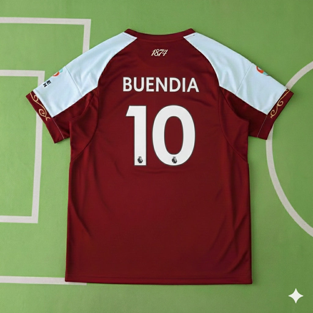 Emiliano Buendía 10- Aston Villa 2026 Away New season Jersey Trikot Maillot