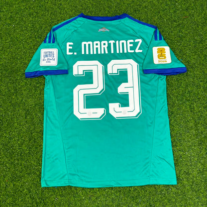 Emiliano Martinez Argentina Goalkeeper 2026 World Cup Football Jersey Kit