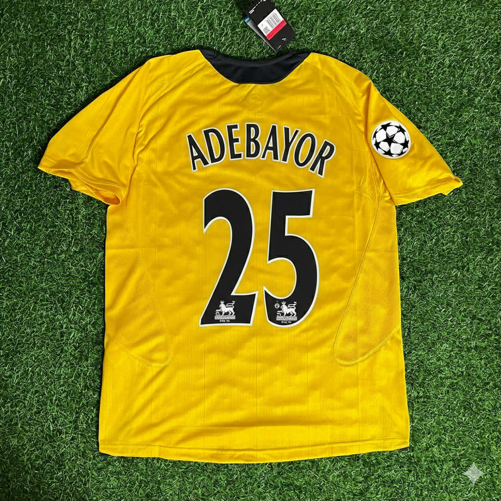 Thierry Henry 14 – Arsenal 2005/06 Gelbes Retro-Trikot Trikot Maillot Maglia