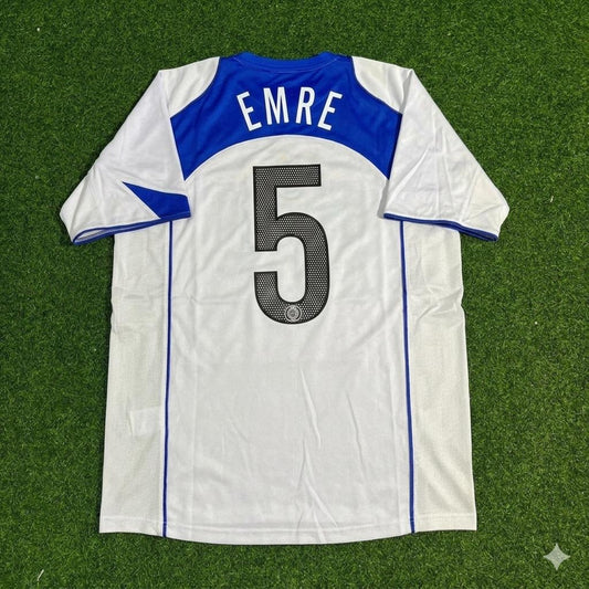 Emre Belözoglu Inter Milan 2004-2005 Retro White Football Jersey