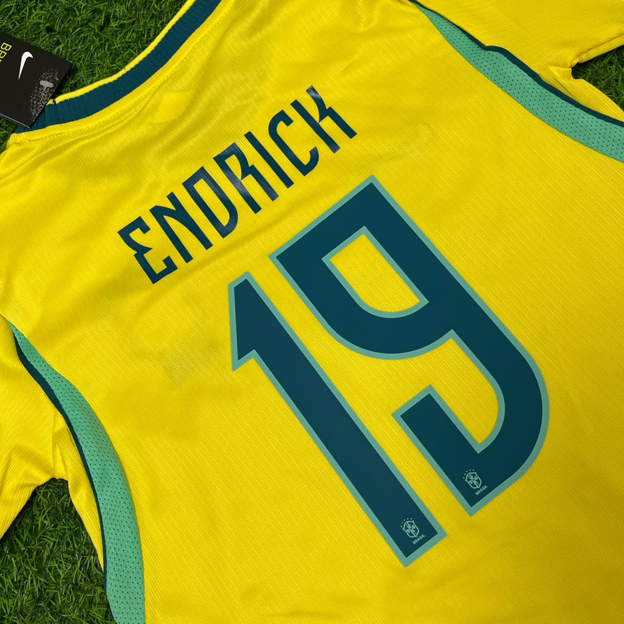 Endrick Brazil 2026 World Cup Home Yellow KIDS Football Jersey