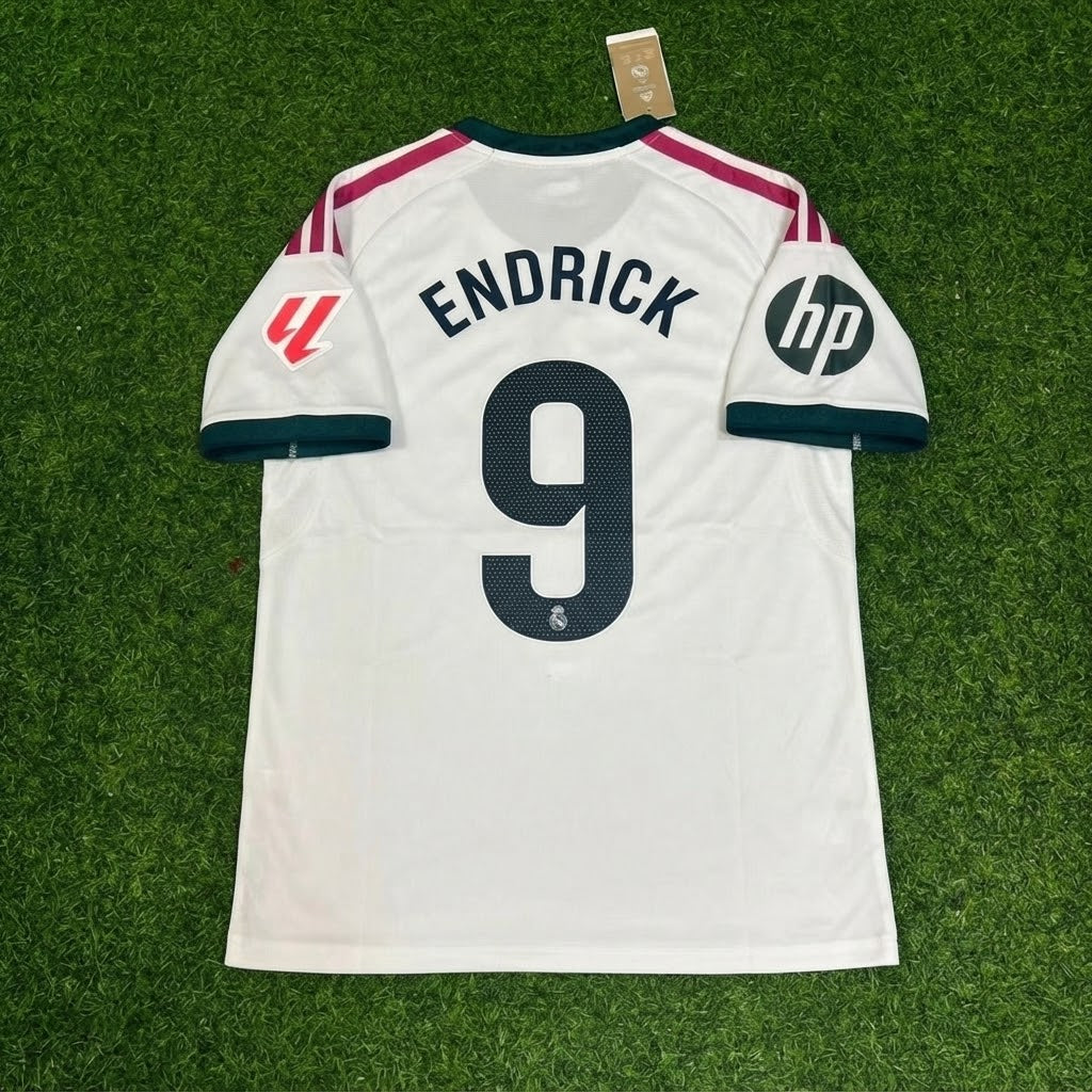 Endrick White Jersey Maillot Trikot Soccer Shirt