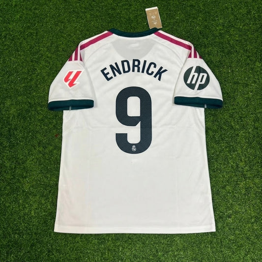 Endrick White Jersey Maillot Trikot Soccer Shirt